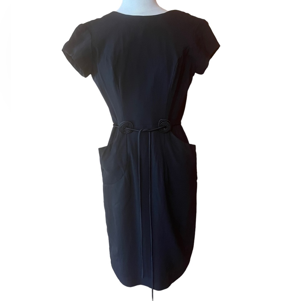 1950s Belted Wiggle Dress‎